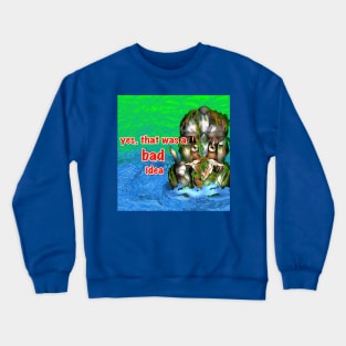 bad idea dnd dwarf Crewneck Sweatshirt